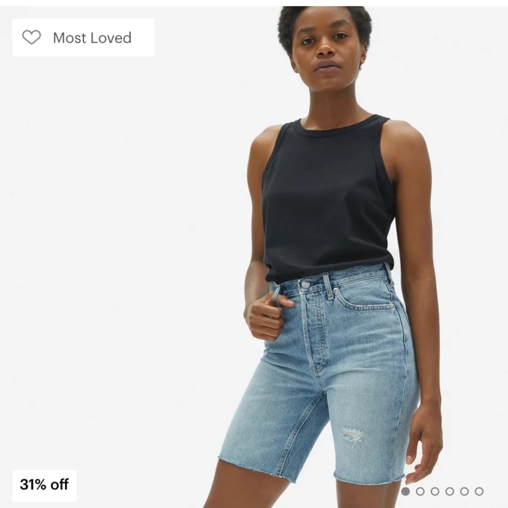 Everlane The '90s Cheeky Denim Short